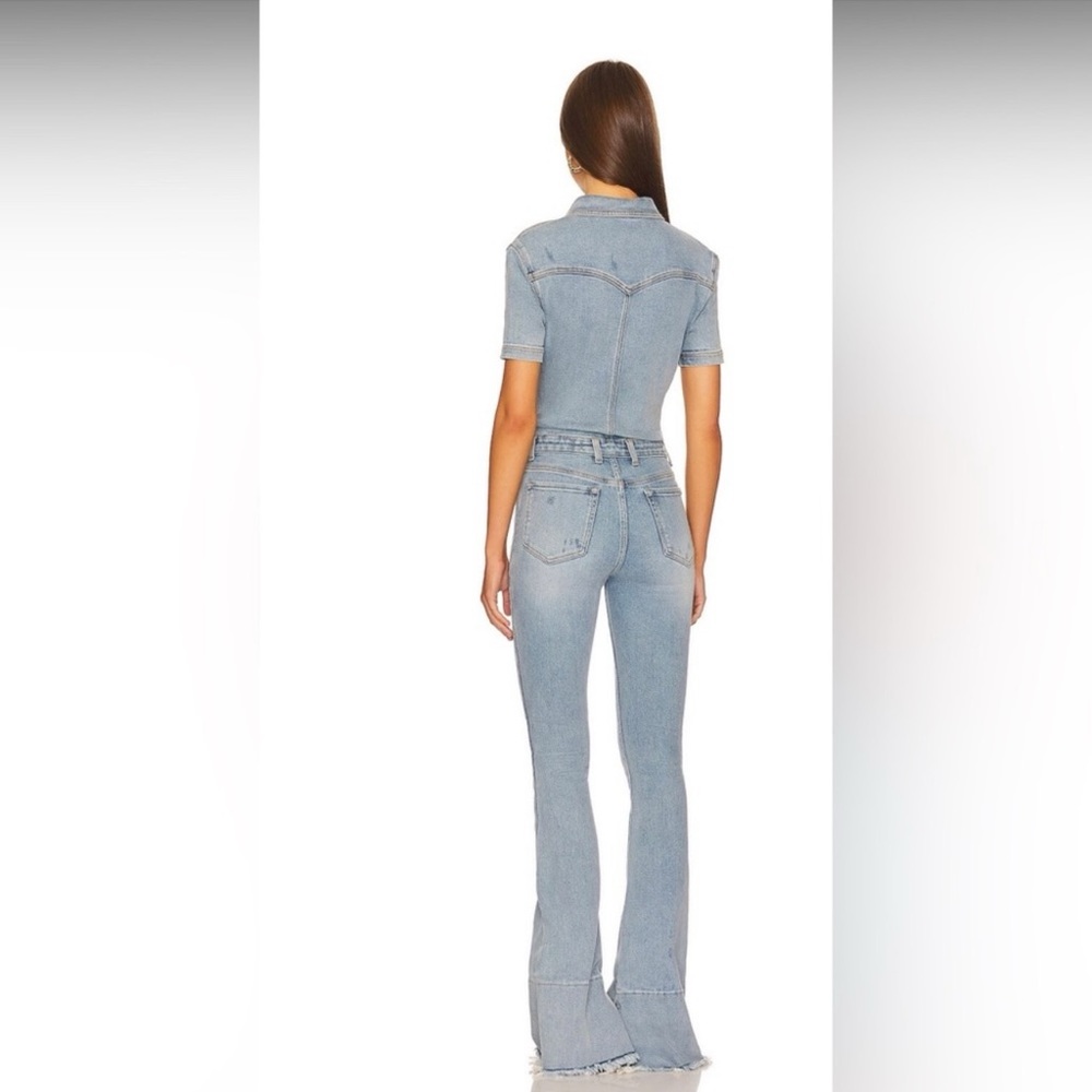 Brand New SER.O.YA Fallon Denim Jumpsuit Size XS - Picture 8 of 17